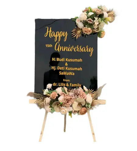 Papan Bunga Akrilik Penengahan Raya