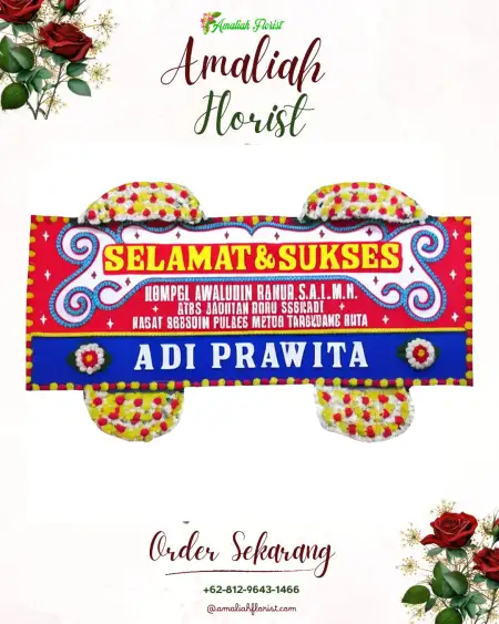 Papan Bunga Ucapan Selamat Penengahan Raya