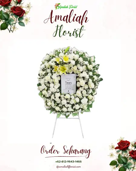 Krans Bunga Duka Penengahan Raya
